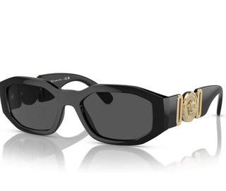 Lentes Versace negro dorado