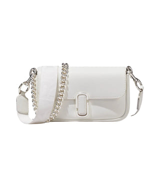 Cartera Marc Jacobs The Shoulder  WHT-SILV