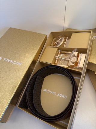Cinturon Michael Kors Set Cinturon 2 Hebillas Multi brown
