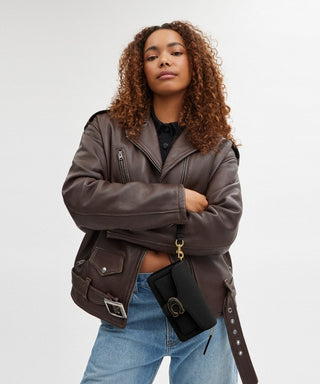 Crossbody Coach Tabby Wristlet Black