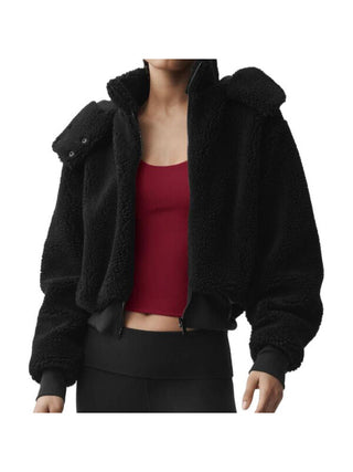Chaqueta Alo Yoga Sherpa Negro