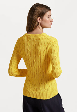 Sweater Ralph Lauren Cable-Knit Cotton Amarillo