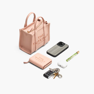 The Tote Bag Marc Jacobs Leather Mini Cloud Blue