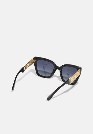 Lentes Moschino Negro Con Dorado