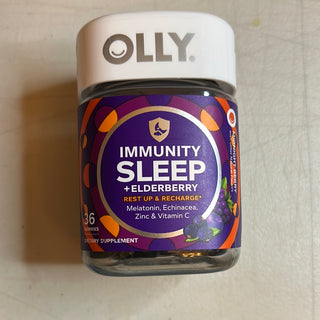 Masticables par dormir Olly immunity sleep Elderberry