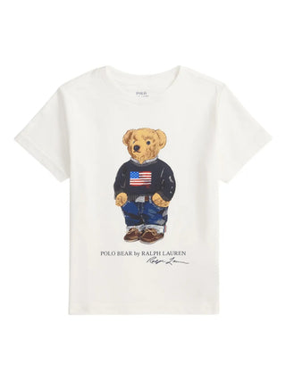 Polera Polo Bear Ralph Lauren White