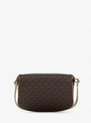 Riñonera Michael Kors Slater Signature Logo Brown