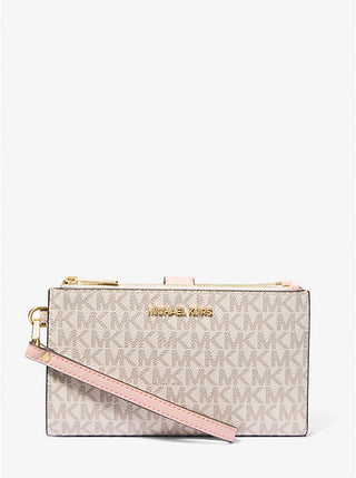 BILLETERA MICHAEL KORS JET SET TRAVEL VAINILLA ROSA Porta Celular