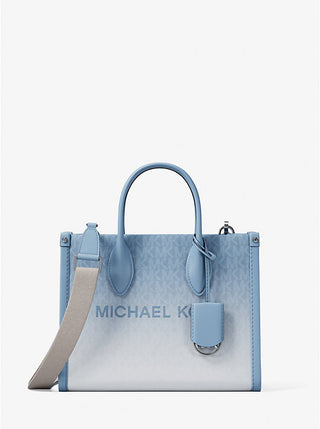 Tote Michael Kors Mirella Ombré Signature Logo Small Light Sky