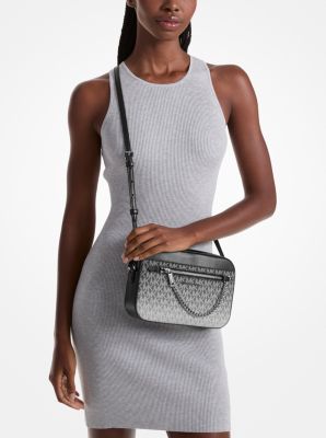 Crossbody Michael Kors Jet Set Item Black Noir