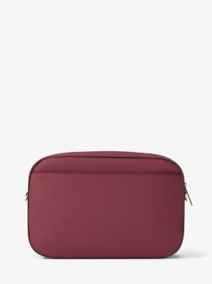 Crossbody Michael Kors Jet Set Saffiano Leather Cherry