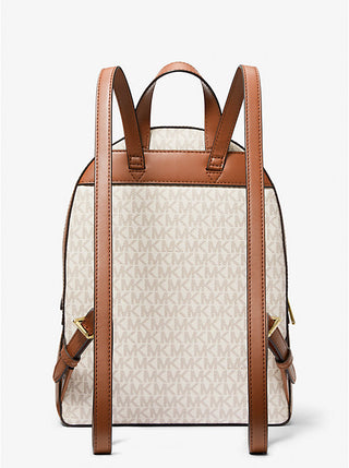 Mochila Michael Kors Jaycee Vainilla mediana
