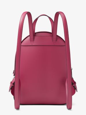 Mochila Michael Kors Jaycee Medium Pebbled Leather Dark Raspberry