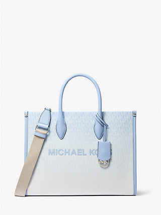 Tote Michael Kors Mirella Medium Ombré Logo Light Sky