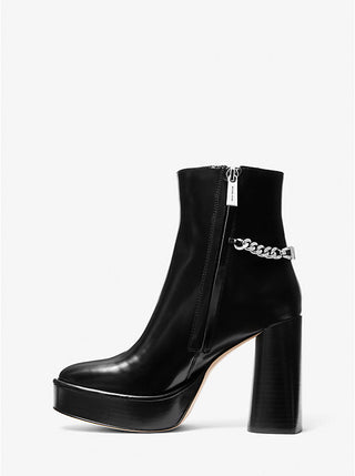 BOTINES MICHAEL KORS CARLISLE PLATFORM BLACK