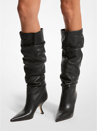 Botas Michael Kors LUNA BOOT LEATHER BLACK
