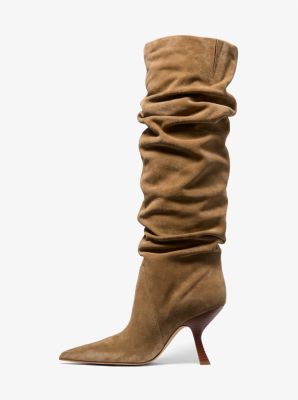 Botas Michael Kors Luna Boot Suede Camel