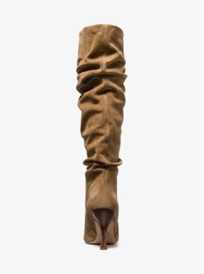 Botas Michael Kors Luna Boot Suede Camel