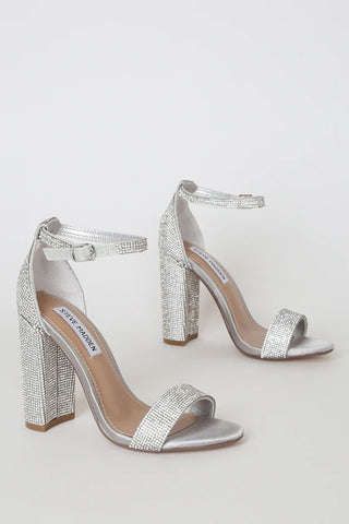 Sandalias de tacon Steve Madden Silver