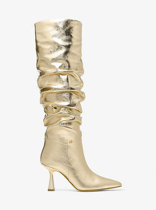Botas Michael Kors Amali Scrunch dorado