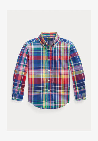 Camisa Ralph Lauren Plaid Cotton Oxford Shirt Multicolor