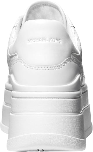 Zapatillas Michael Kors HAYES LACE UP EMBOSSED  PRINTED LEATHER White