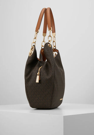 Tote Michael Kors LG Chain Shoulder Tote Marron