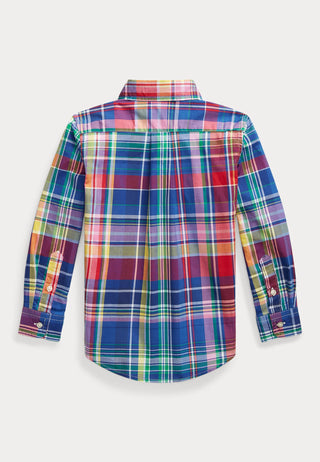 Camisa Ralph Lauren Plaid Cotton Oxford Shirt Multicolor