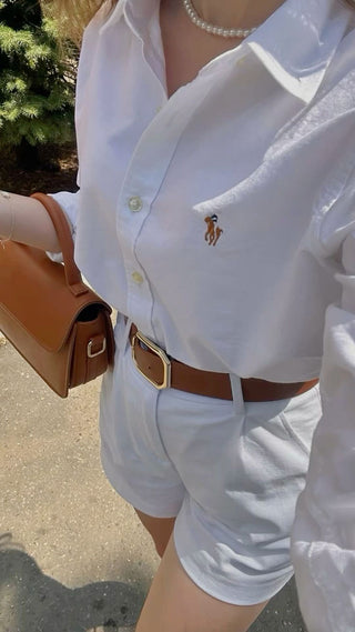 Camisa Polo Ralph Lauren White