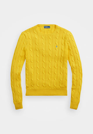 Sweater Ralph Lauren Cable-Knit Cotton Amarillo