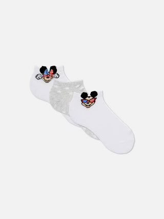 Calcetines Disney Mickey Mouse Pack 3 un