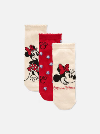 Calcetines Disney Minnie Mouse Pack 3 un