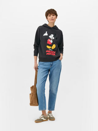 Poleron Disney Diseño Mickey Mouse Negro