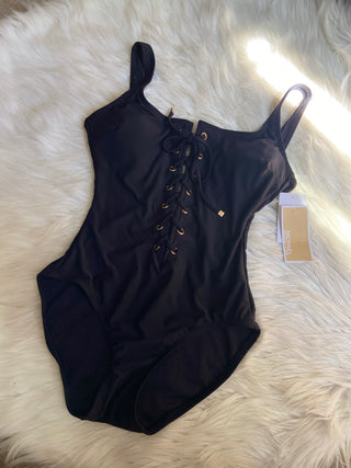 Traje de Baño Michael Kors negro