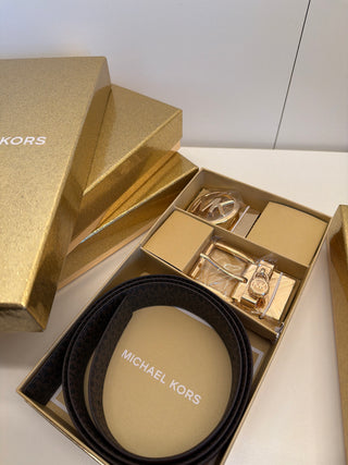 Cinturon Michael Kors Set Cinturon 2 Hebillas Multi brown