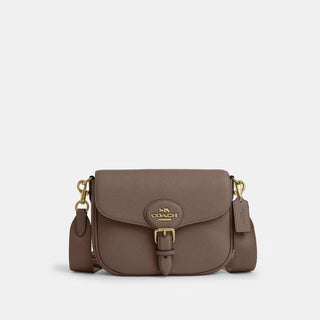 Cartera Coach Amelia Saddle Bag Im/Dark Stone