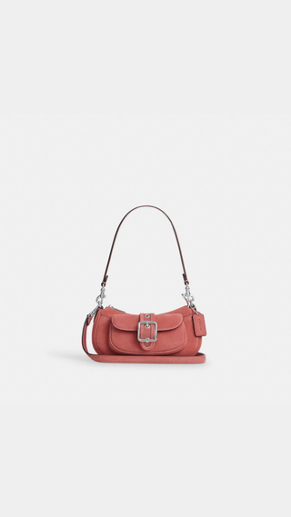 Cartera Coach Ashton Mini Shoulder Bag Silver/Pink
