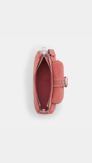Cartera Coach Ashton Mini Shoulder Bag Silver/Pink