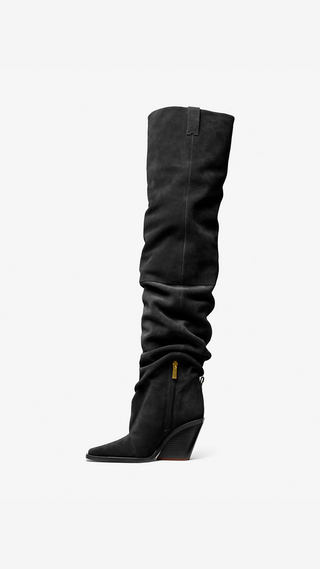 Botas Michael Kors Noemie OTK Heeled Boot Negro