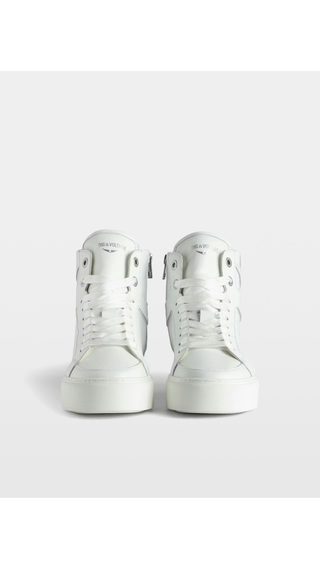 Bota Zadig & Voltaire High Flash Blanc White