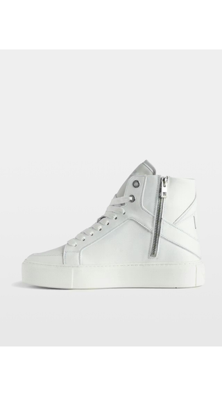 Bota Zadig & Voltaire High Flash Blanc White
