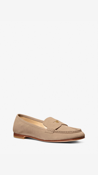 Mocasín Michael Kors Jennings Loafer Suede Leather Khaki