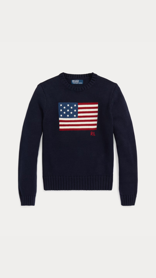Sweater Polo Ralph Lauren Flag Navy