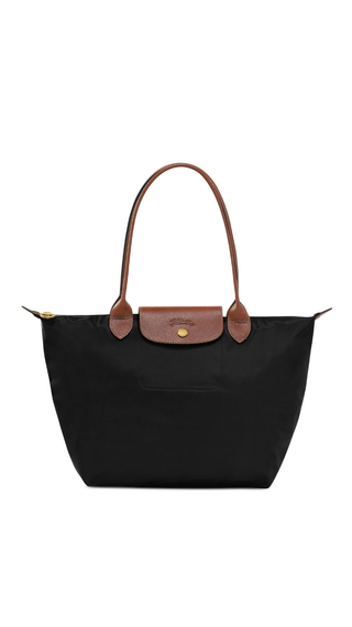Bolso Longchamp Negra Grande Asas Largas