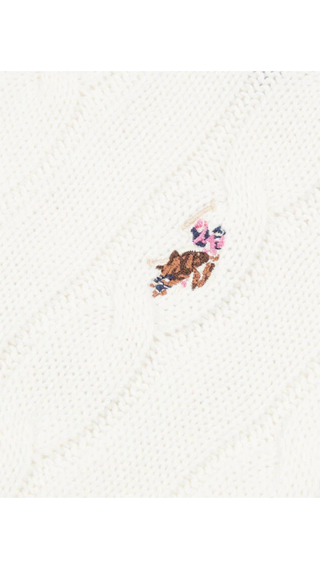 Sweater US Polo ASSN Cuello V Blanco