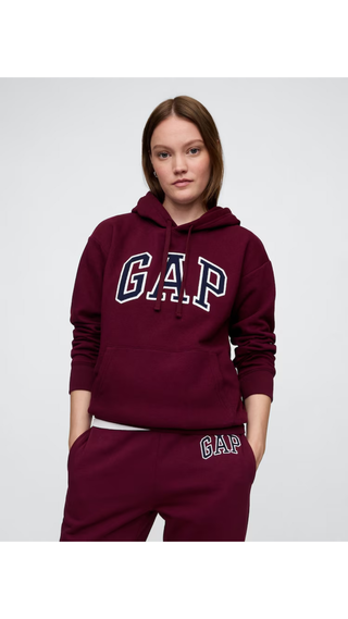 Hoodie Gap Relaxed Wedge Sweatshirt Burdeo