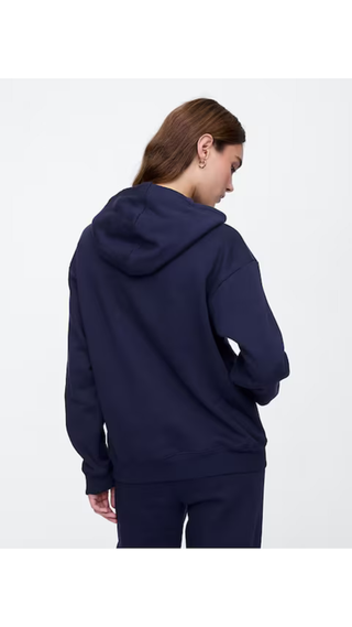 Hoodie Relaxed Gap Wedge Sweatshirt Navy