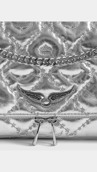 Cartera Zadig Voltaire de Dama Plateado