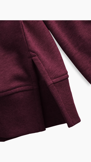 Hoodie Gap Wedge Crewneck SweatShirt Borgoña