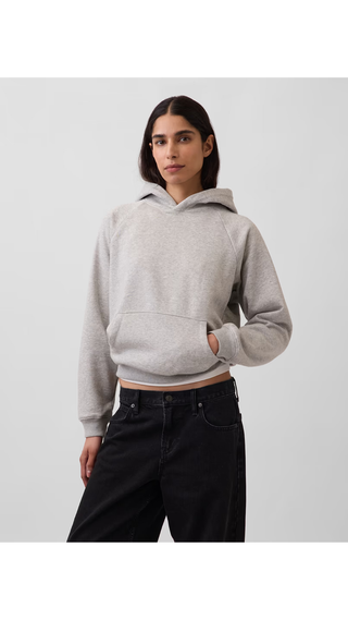 Hoodie Gap Vintage Oversized Pale Healther Gris